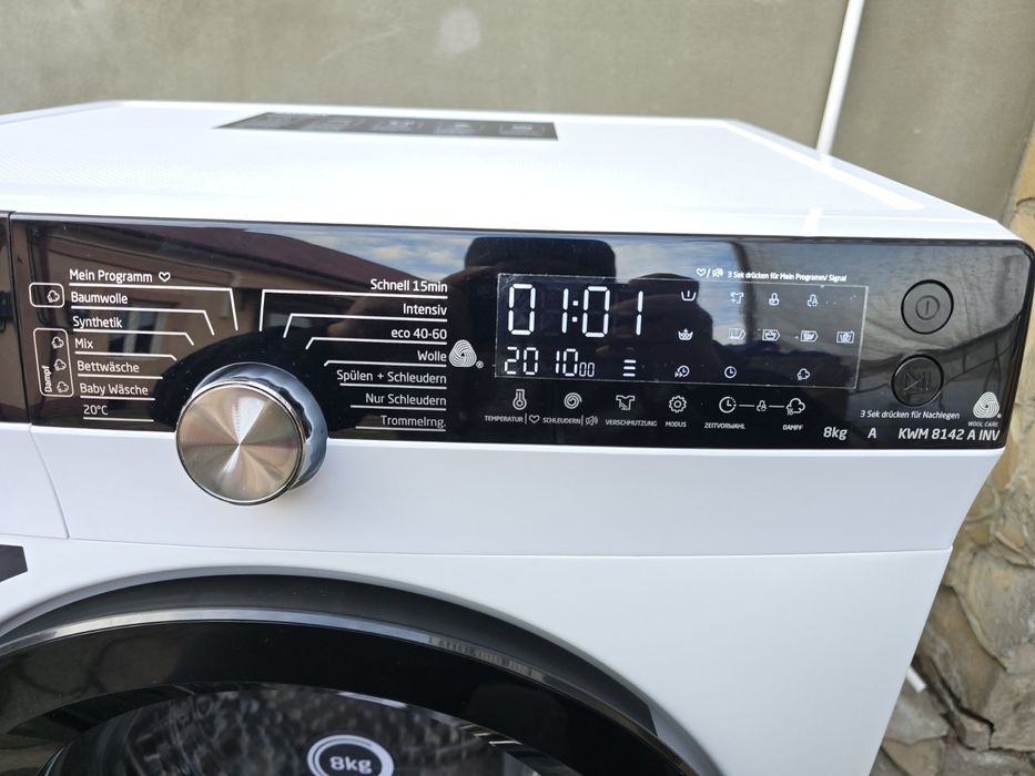 Вузька пральна машинка Koenic KWM 8142 A INV  на 8кг!2024 рік