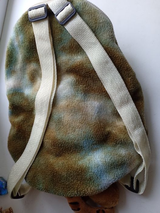 Рюкзак с игрушечным леопардом