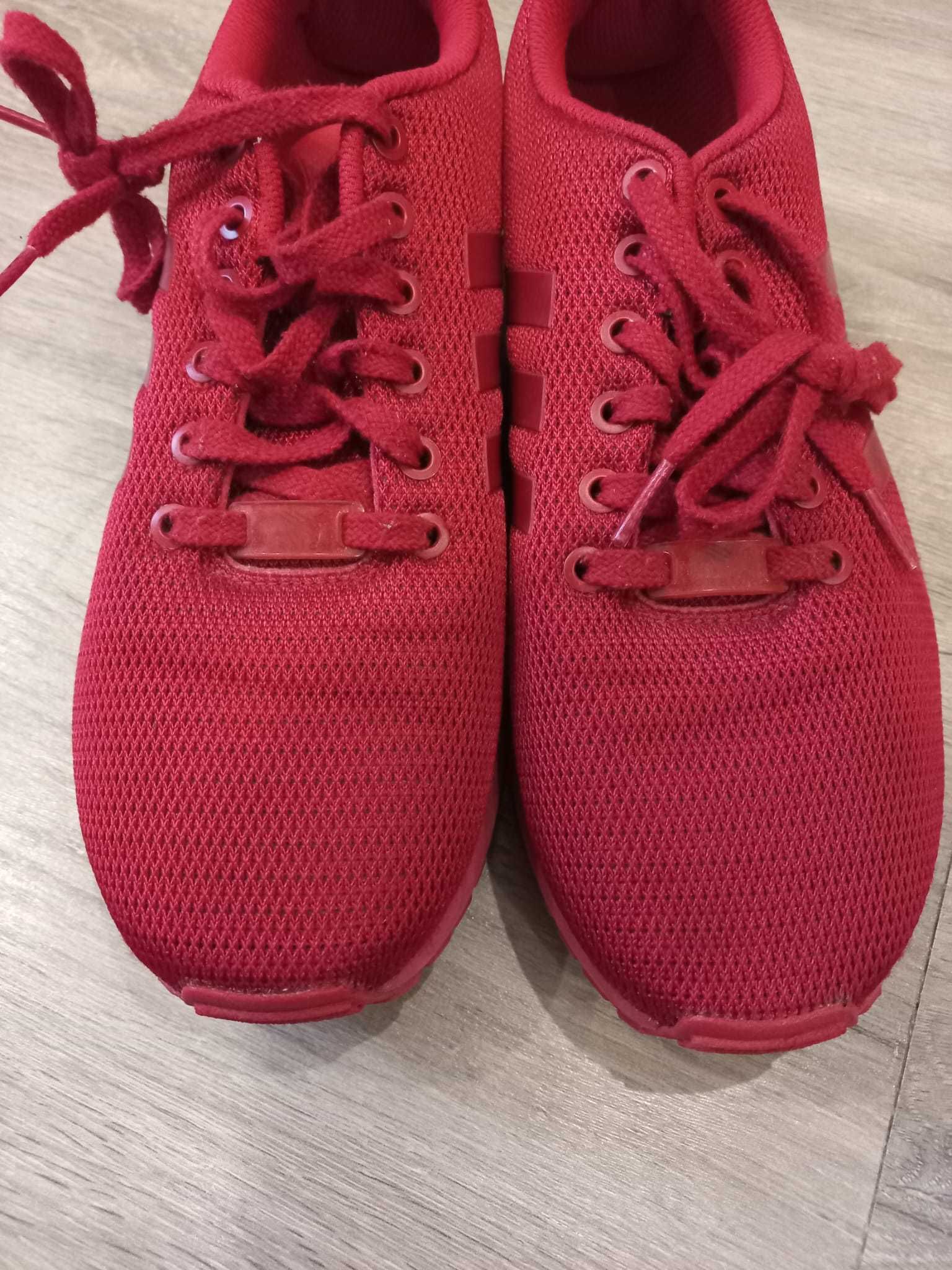 Adidas zx flux triple red top