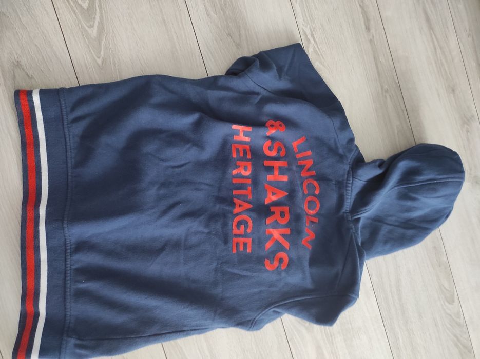 Granatowa bluza chłopięca 158 cm