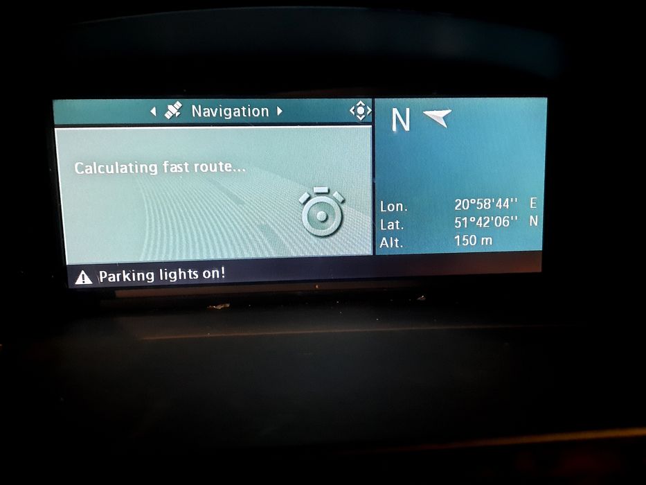 Duza Nawigacja CCC LIFT BMW E60 Komplet Ekran Jednostka Idrive