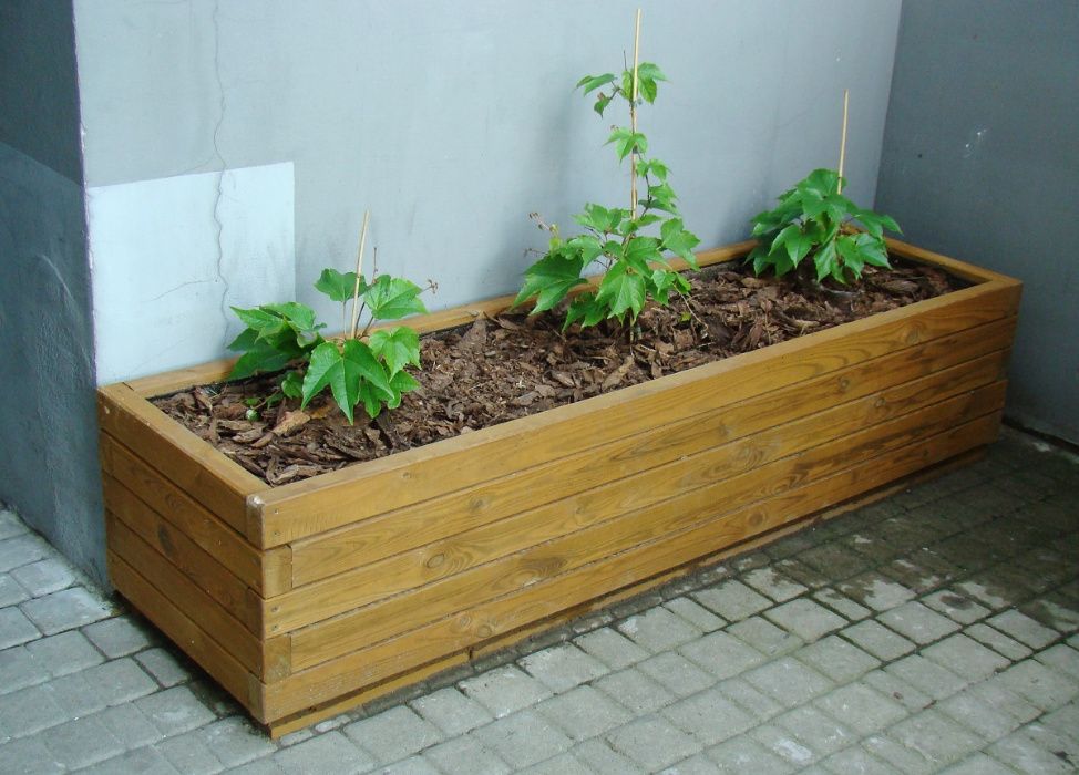 Donice drewniane impregnowane ciśnieniowo 50x90cm na wymiar ZPD