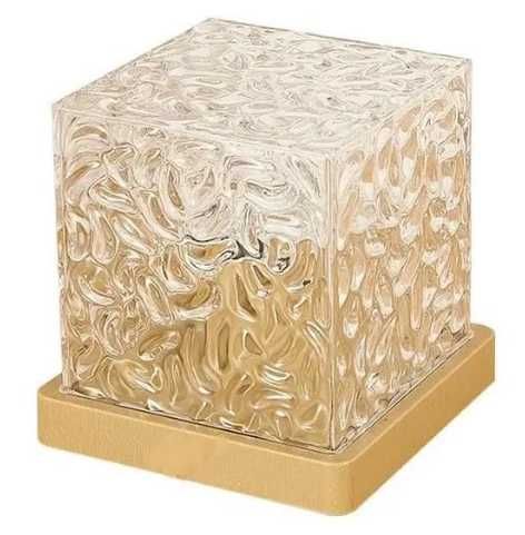 Ночник Динамічний нічник Куб з кришталю з ефектами дитячий