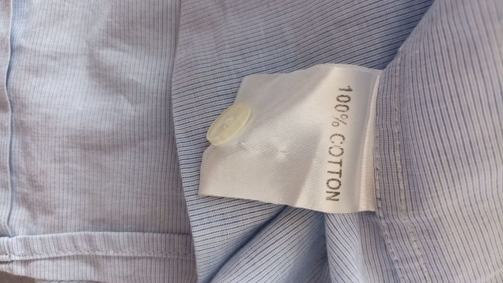 Bawełniana koszula z długim rękawem Nigel Hall slim fit rozmiar M