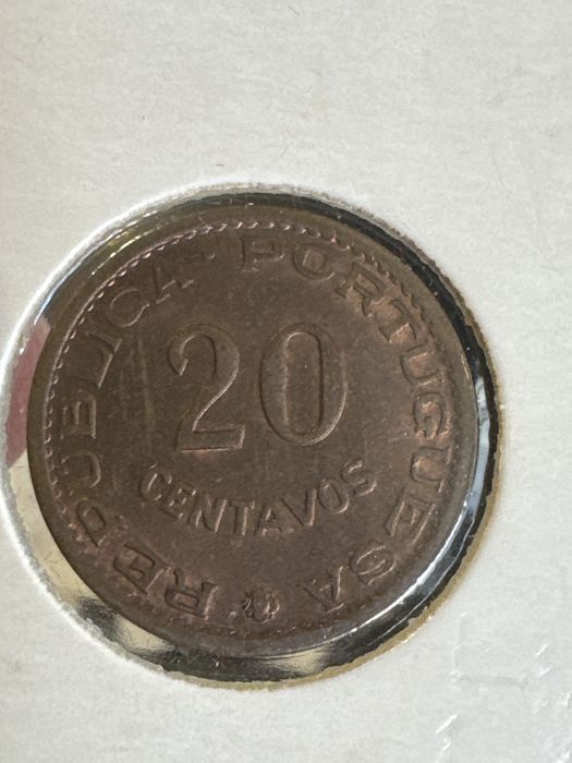 Moeda Timor 20 cent 1970