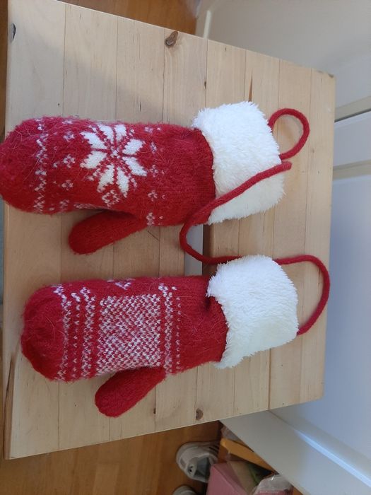 Luvas de inverno natal