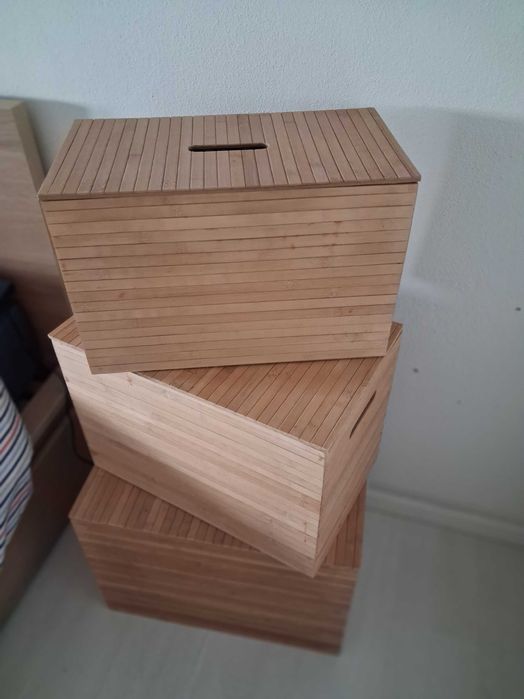 Conjunto 3 Caixas arrumação