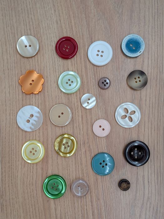 Botões variados várias cores