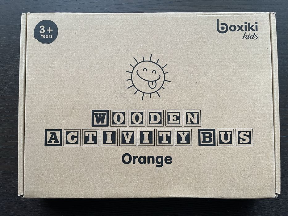 Boxiki zestaw narzędzi dla dzieci pomarańczowy pojazd