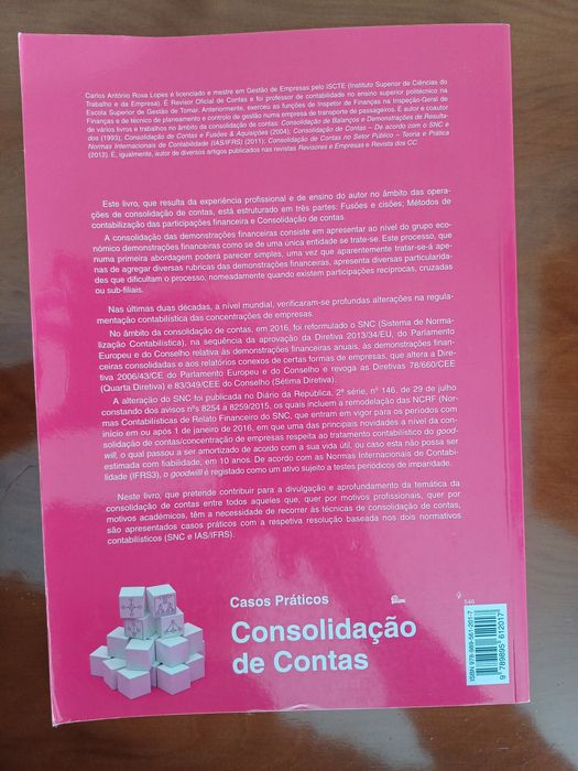 Livro - Consolidação de Contas & Casos Práticos - Contabilidade