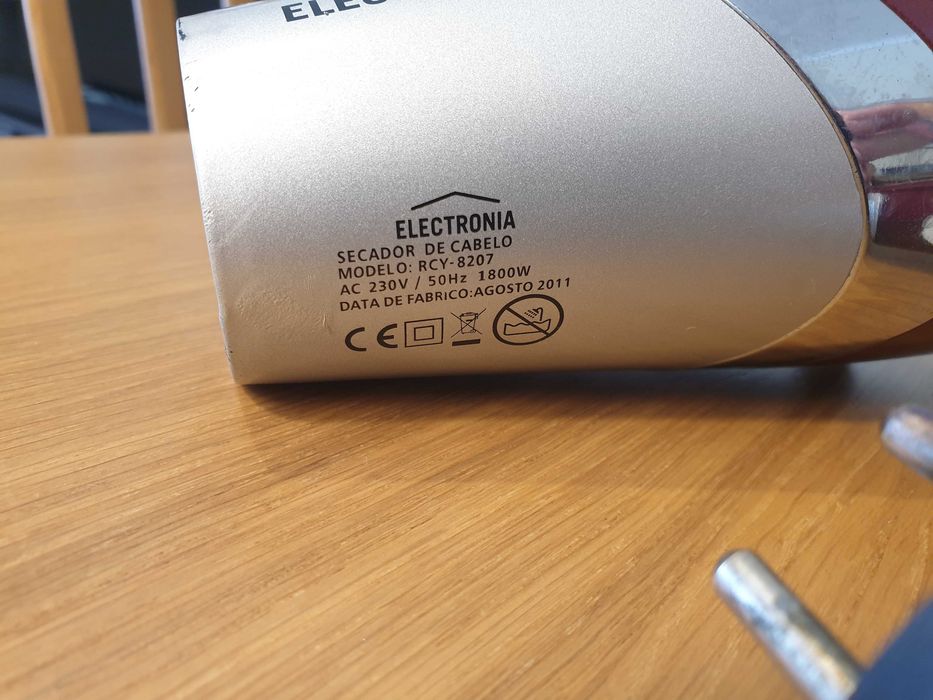 Secador de cabelo Electronia (bom estado)