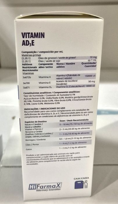 Vitamin  AD3E (100 ml)