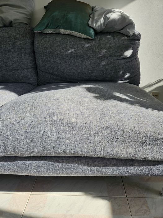 Sofá 2 lugares + chaise longie