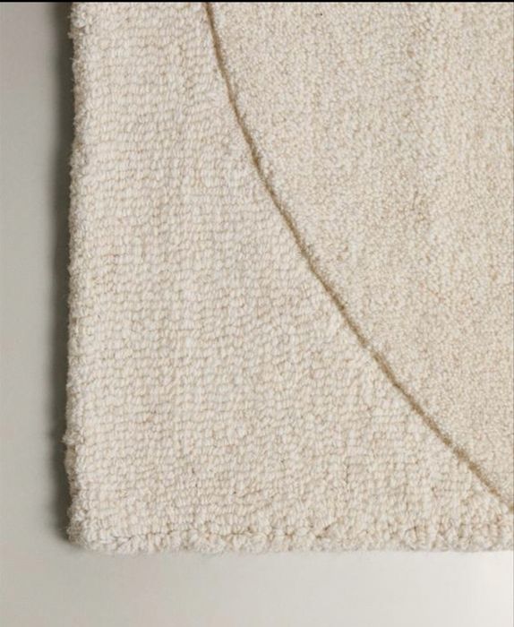 Tapete Lǎ Algodǎo Semicírculo Zara Home NOVO