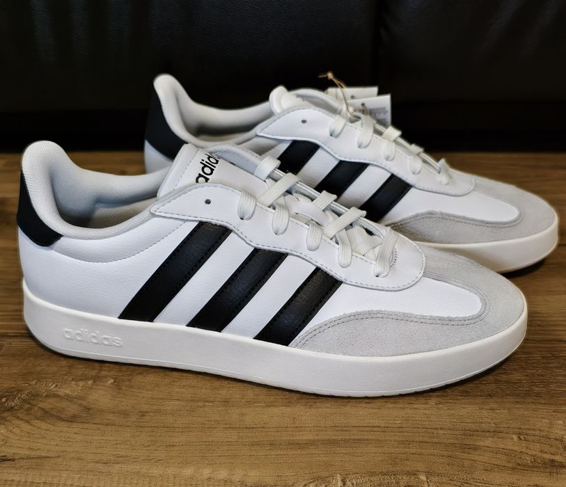 Adidas Sneakersy EU 46 - 29,5 cm • białe klasyki • streetwear HIT