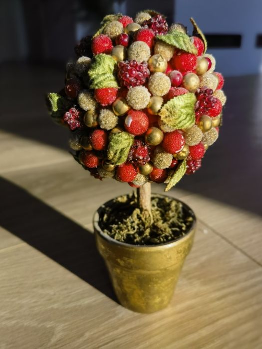 Sztuczne drzewko ozdoba w doniczce