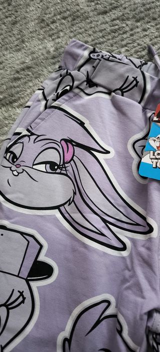 Nowe spodnie dresowe coccodrillo r. 158 looney tunes
