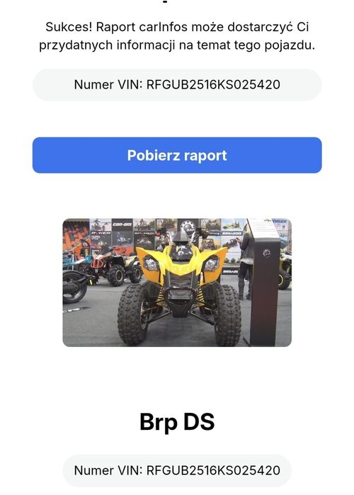 Can Am ds250 ds super quad dla dzieciaka 10-14 lat