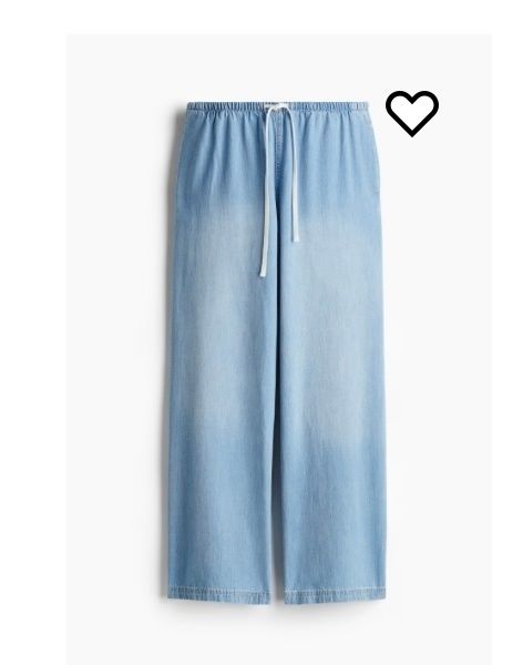 Широкі штани джинси H&M S