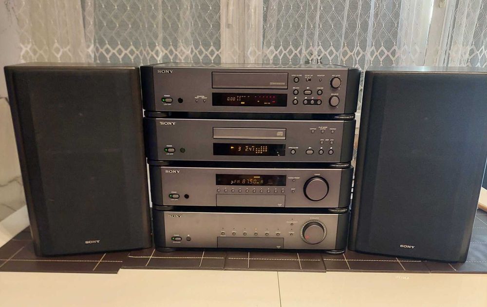 Segmenty Onkyo, Kenwood, JVC i wieża sony
