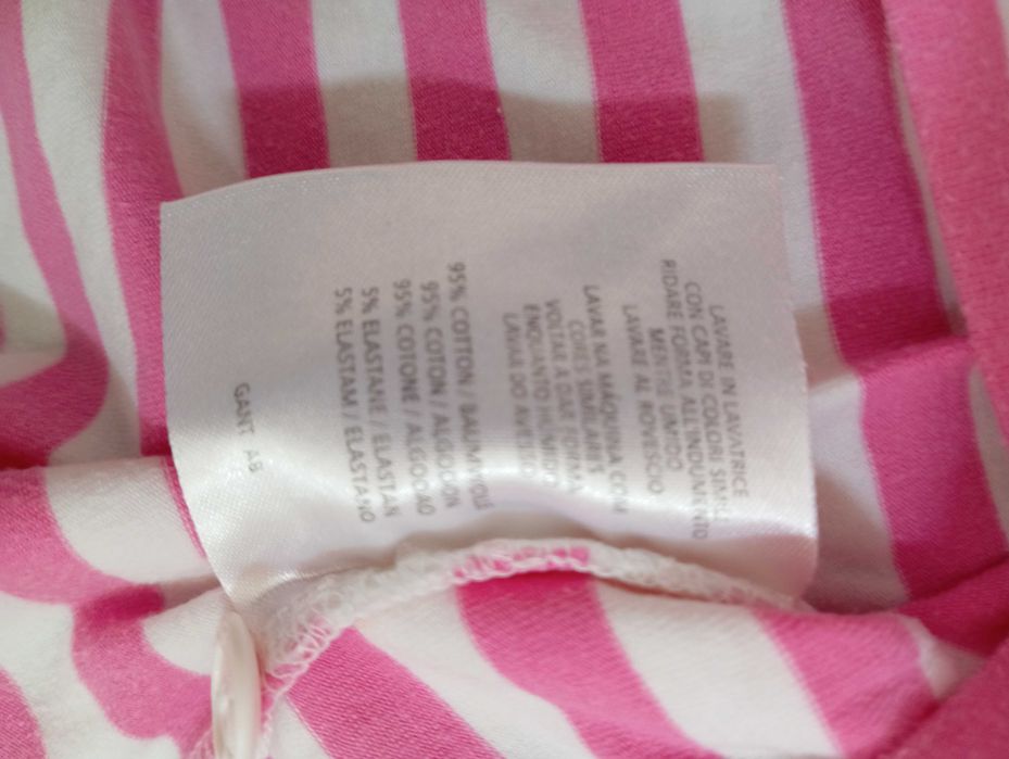 Polo rosa e branco - Gant