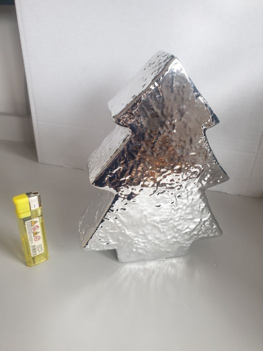 Choinka figurka srebrna