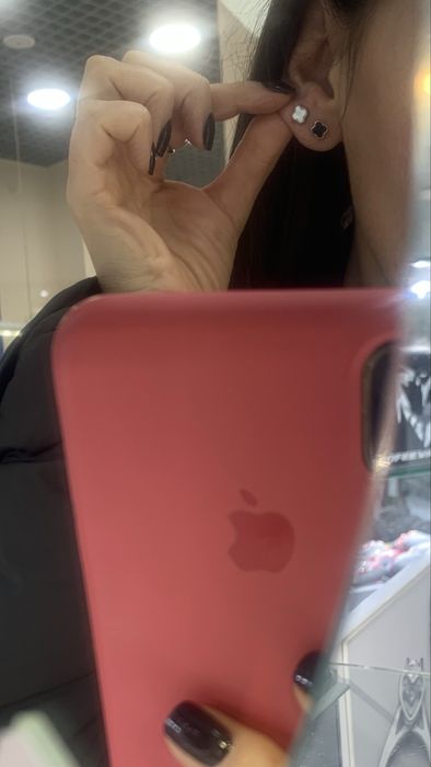 Сережки пусети, срібло, перламутр