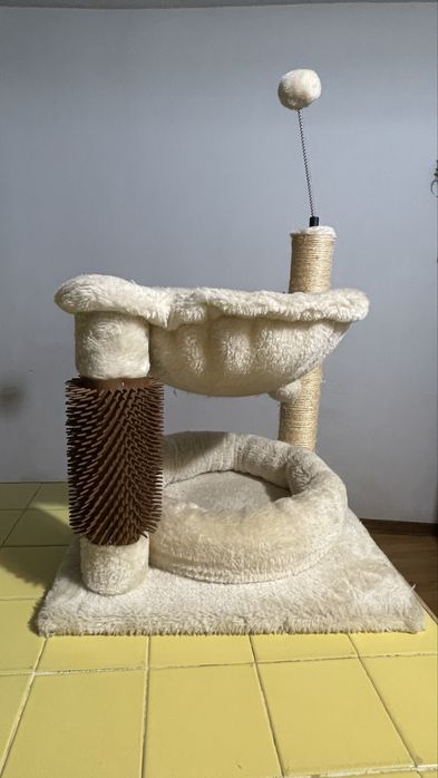 bebedouro e cama para gato