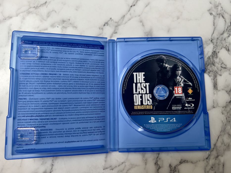 The Last Of Us Remastered PS4 PL