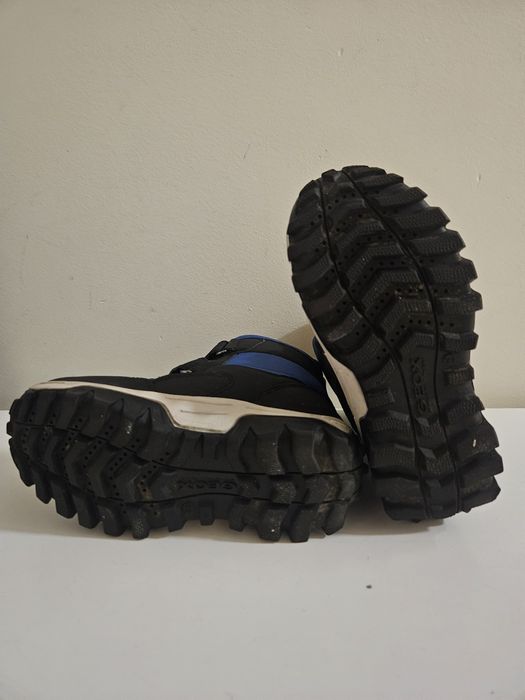 Śniegowce Geox J Himalaya Boy B Niebieski