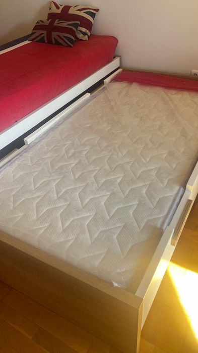 Cama Dupla de Solteiro com 6 gavetas