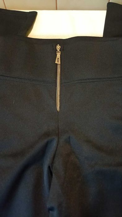 Legginsy Czarne z paskiem wyszczuplającym XL/XXL