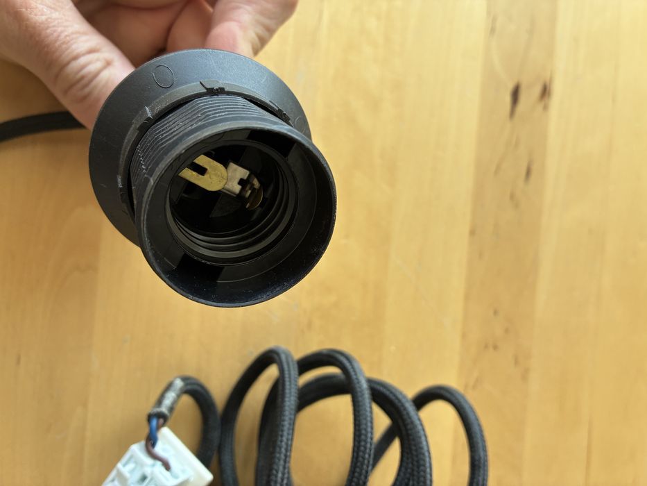 Luz tecto ikea preto