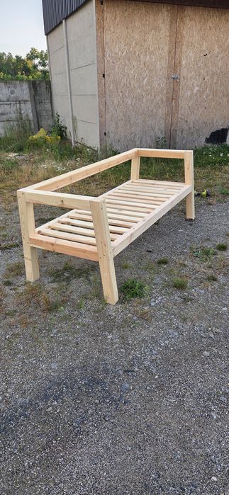 Drewniana sofa / ławka ogrodowa 190 × 60 cm