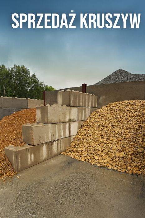 Otoczak / Piasek / Tłuczeń / Kliniec / Ziemia / Granit