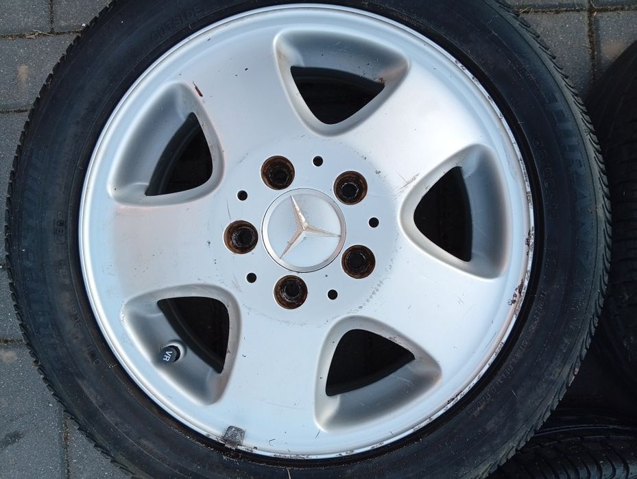 4 Alufelgi Opony Kapsle OE Mercedes A Vaneo