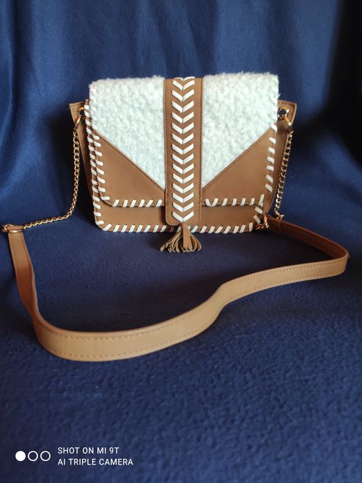 Torebka damska zamszowa