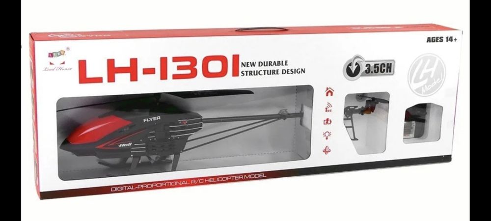 Helikopter Zdalnie Sterowany Lh-1301Czarno/Czerwony dron