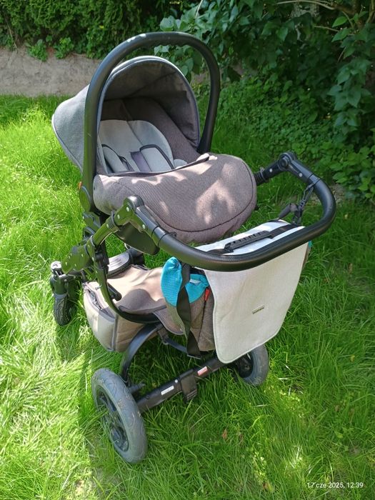 Wózek 3w1 tutek grander lift, gondola/spacerówka/fotelik + akcesoria
