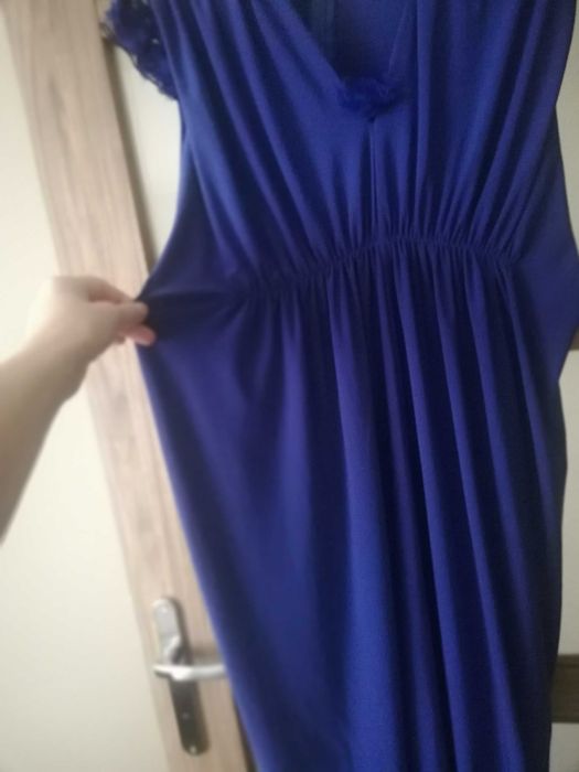 Sukienka ciążowa brzuszek marszczona wesele 42roz