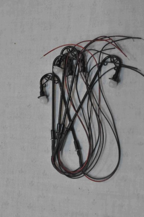 HO - Lote de 5 candeeiros em côr preto