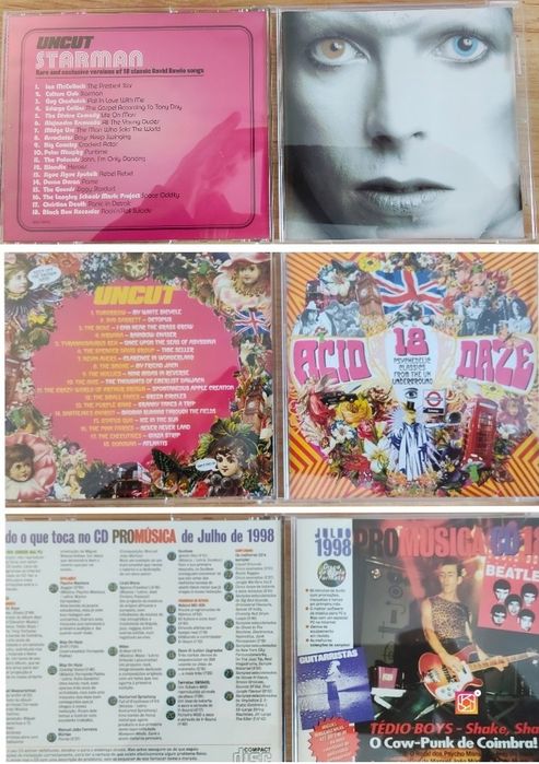 CDs revista Uncut e outras colectâneas