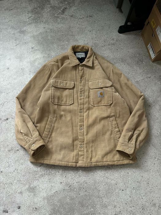 Куртка Carhartt Velvet Jacket, L, вельветовий та утеплений коуч