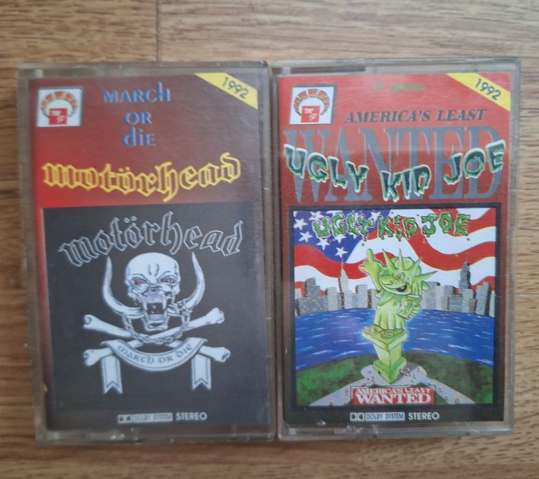 Kasety magnetofonowe 2 sztuki Ugly Kid Joe Motörhead