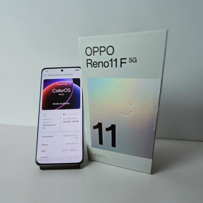 Oppo Reno11 F 5G Azul 256GB | Estado Impecável