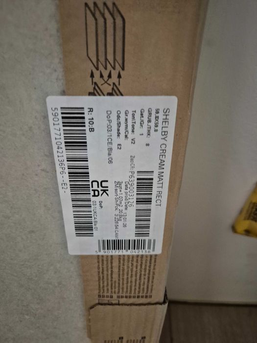 Gres szkliwiony SHELBY cream mat 59,8x59,8 gat. I Cersanit