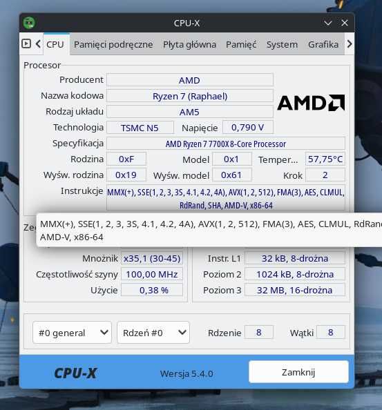 Procesor Ryzen 7700X