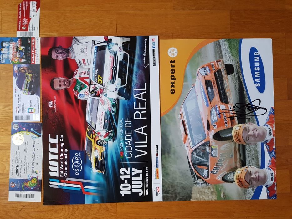 Autógrafos de pilotos