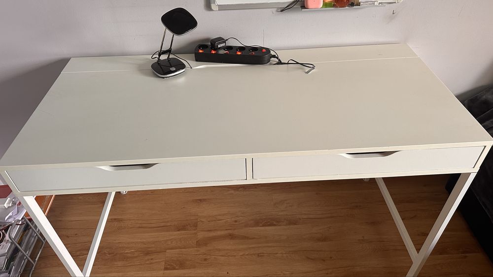 Biurko alex biale z ikea