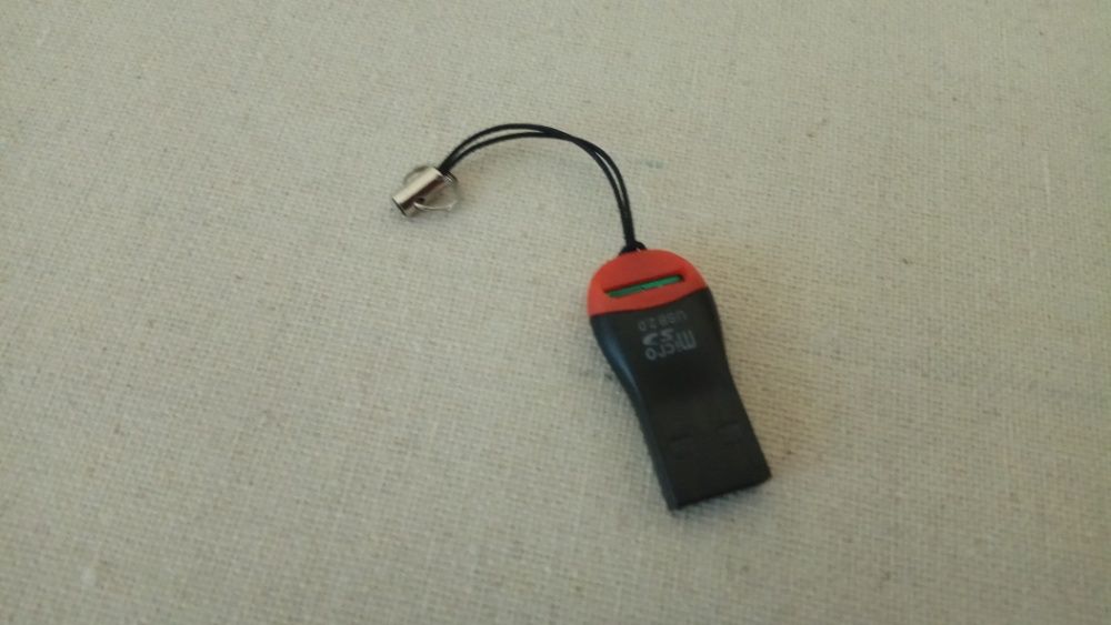 Картридер для чтения и записи карт Micro SD (SDHC) USB 2.0